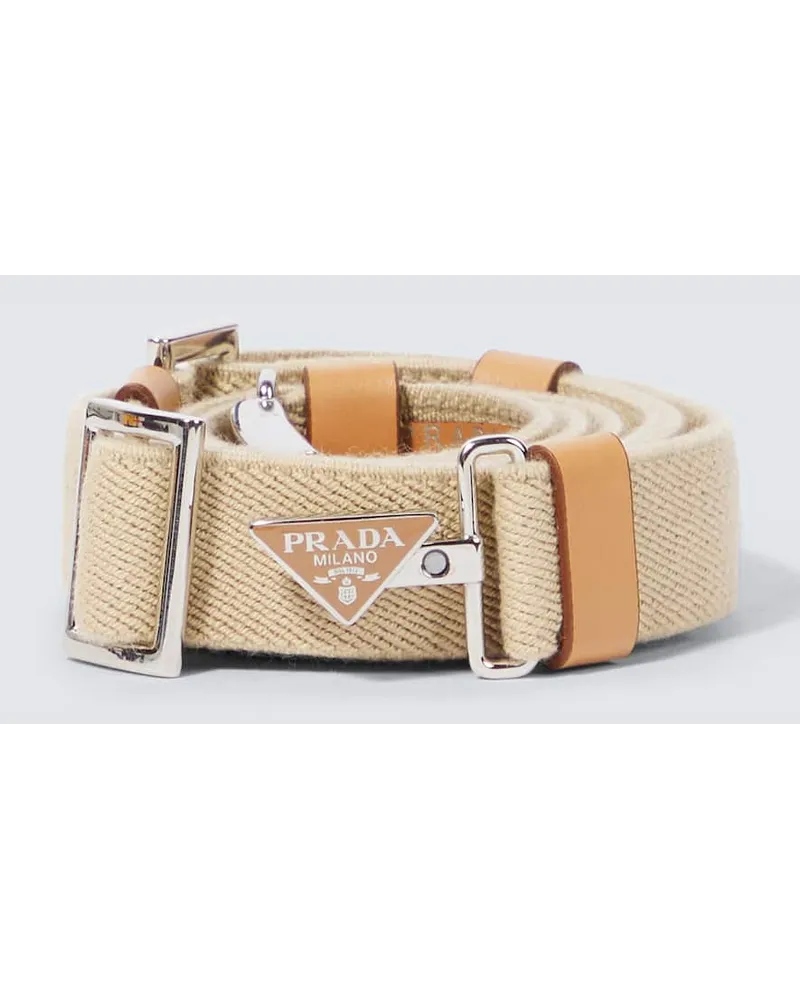 Prada Cintura in canvas Beige