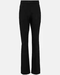 Max Mara Pantaloni Lari regular a vita media Nero