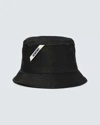 Jacquemus Cappello da pescatore Le Bob Ovalie Nero