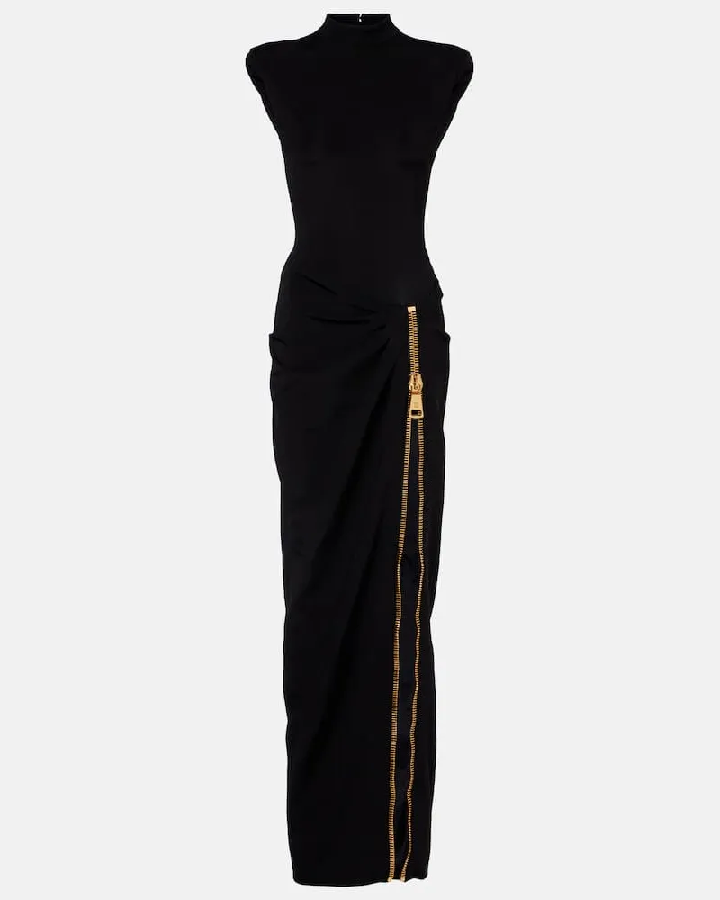 Balmain Abito lungo Nero