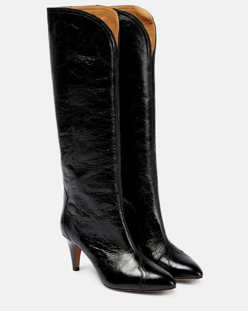 Isabel Marant Stivali Lestany in pelle Nero