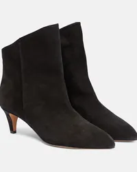 Isabel Marant Stivaletti Dripi in suede Nero