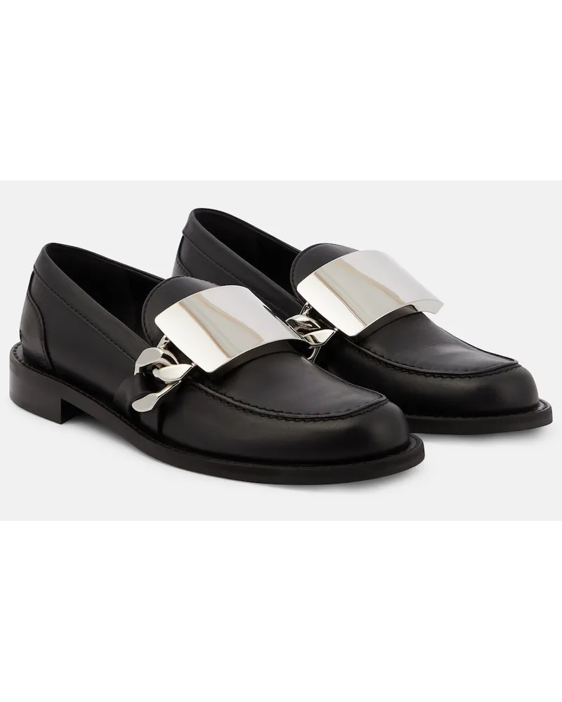 J.W.Anderson Mocassini Gourmet Chain in pelle Nero