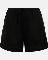 Velvet Shorts Tammy in cotone Nero