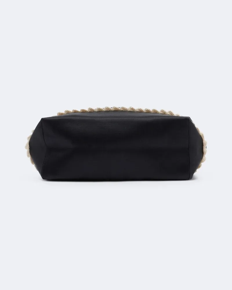 Magda Butrym Clutch con crochet Nero