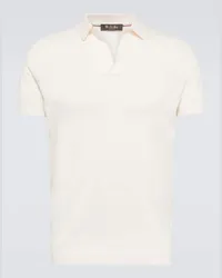 Loro Piana Polo New Bay in cotone Bianco