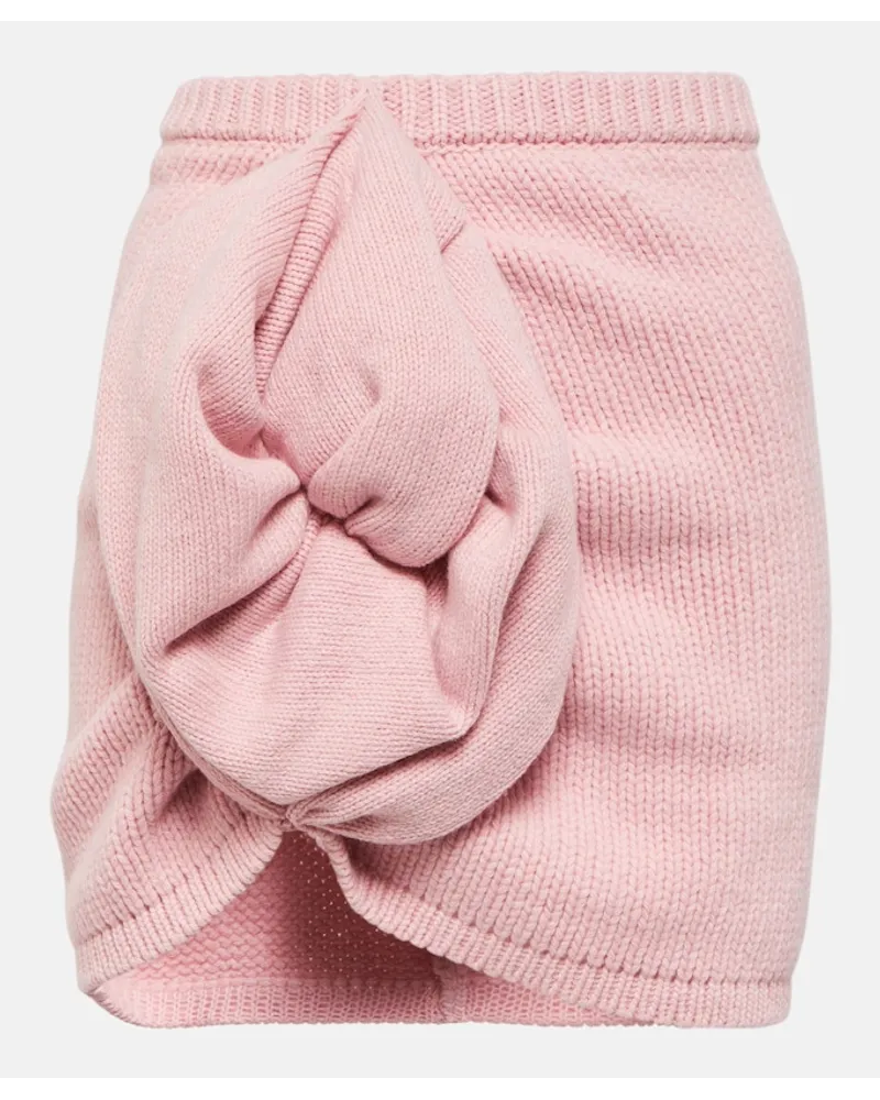 Magda Butrym Minigonna in cashmere Rosa