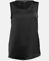 Max Mara Top Ester in raso Nero