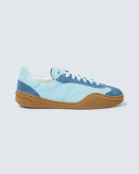 Acne Studios Sneakers Bars M in pelle e suede Blu