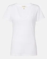 Nili Lotan T-shirt Carol in jersey di cotone Bianco