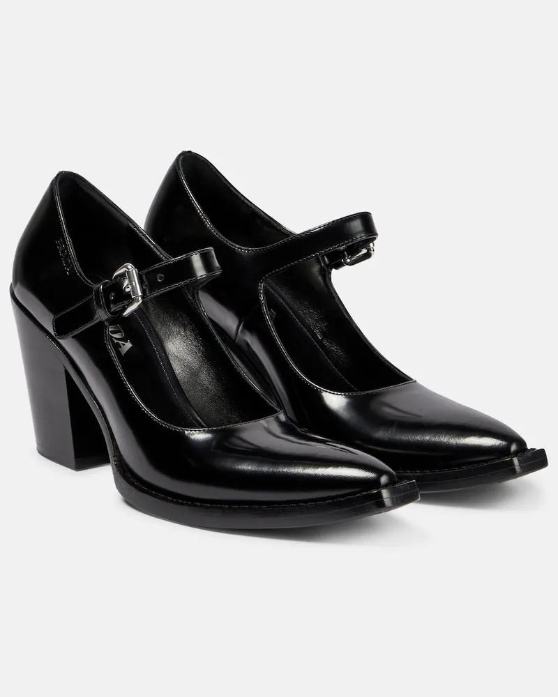 Prada Pumps Mary Jane in pelle Nero