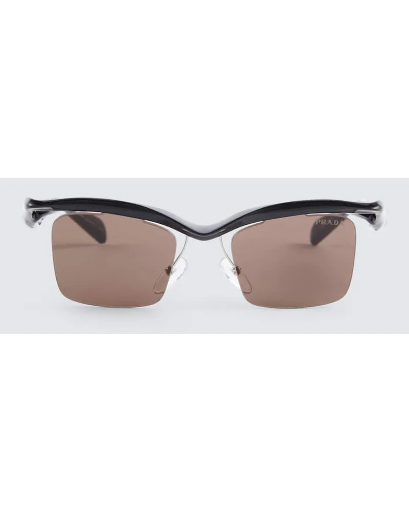 Prada Occhiali da sole Runway Nero