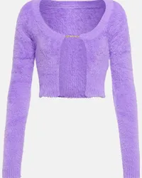 Jacquemus Cardigan Neve Manches Longues Viola