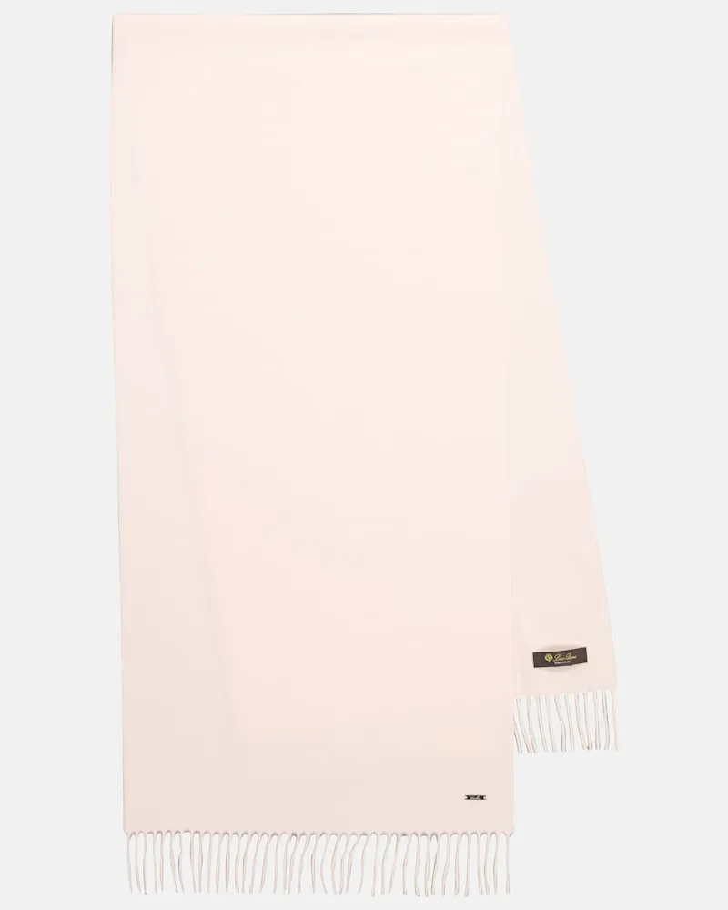 Loro Piana Sciarpa Grande Unita in cashmere Rosa