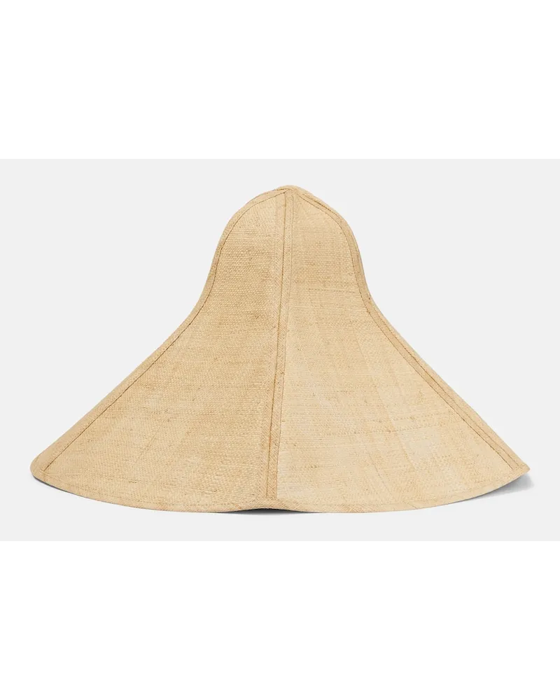 RUSLAN BAGINSKIY Cappello intrecciato Beige