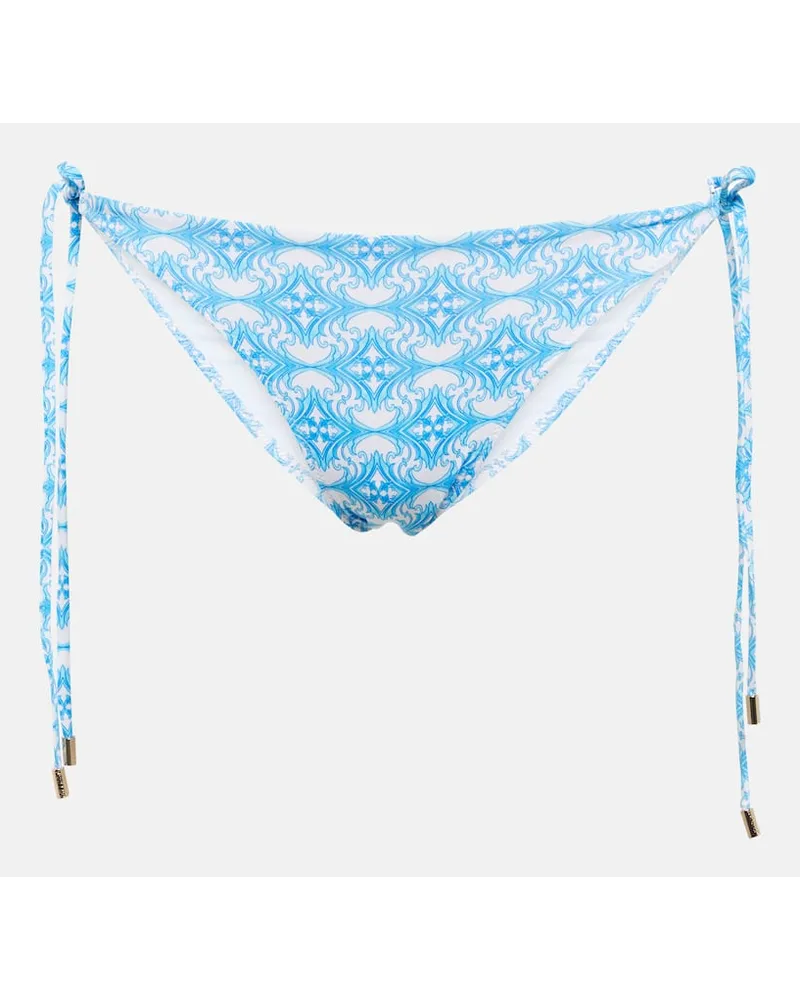 Melissa Odabash Slip bikini Cancun con stampa Blu