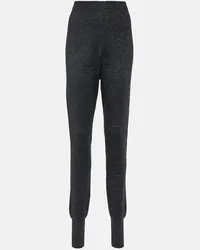 The Row Pantaloni sportivi in misto cashmere Grigio