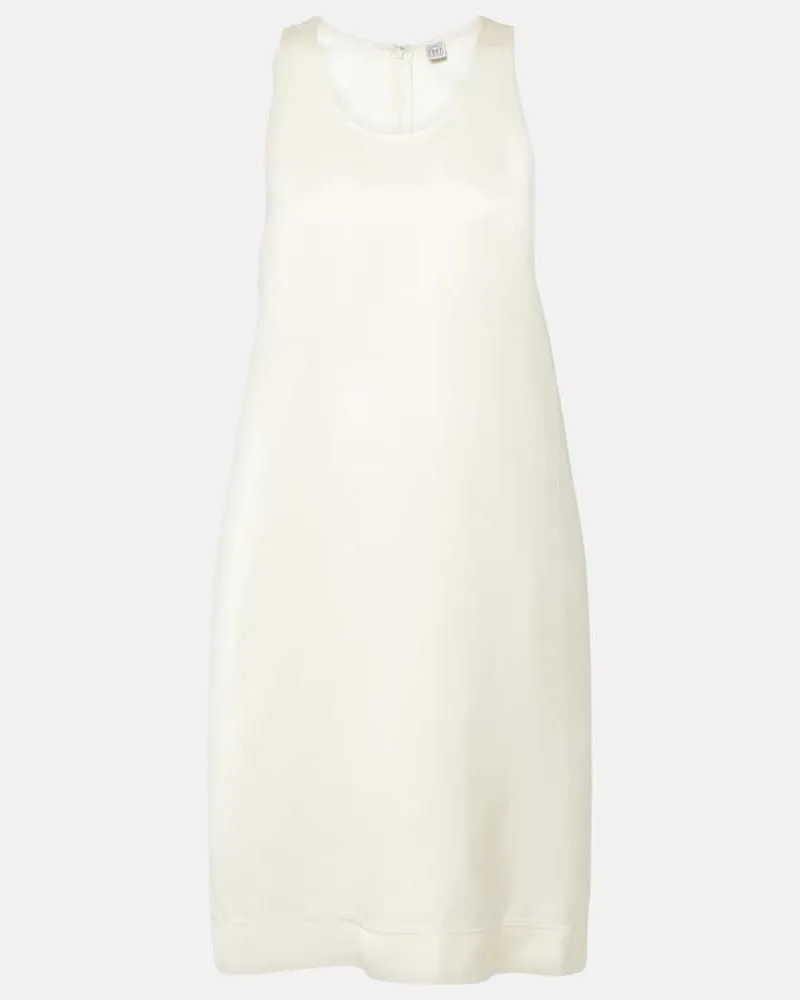 Totême Abito corto in raso Bianco