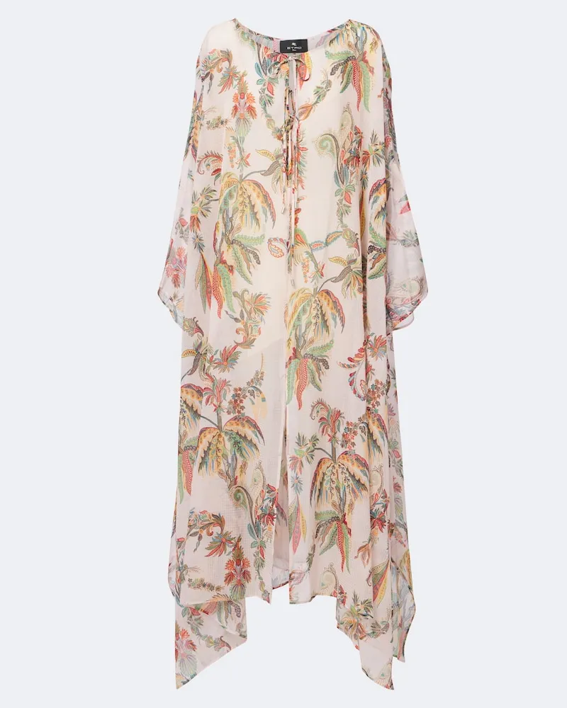 Etro Caftano con stampa paisley Multicolore