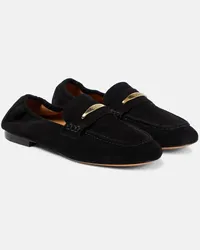 Isabel Marant Mocassini Iseri in suede Nero