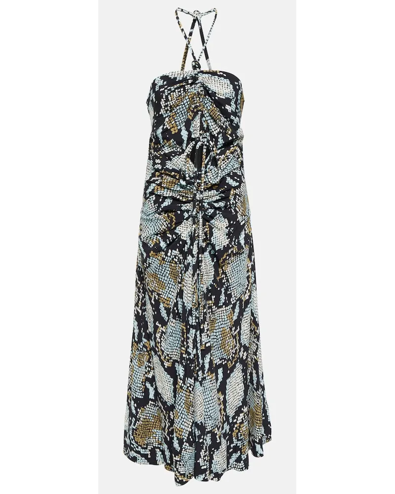 Proenza Schouler Abito midi con scollo allâamericana Multicolore
