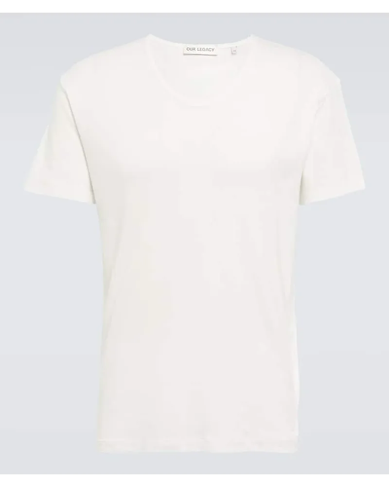 Our Legacy T-shirt in cotone Bianco