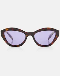 Prada Occhiali da sole cat-eye Marrone