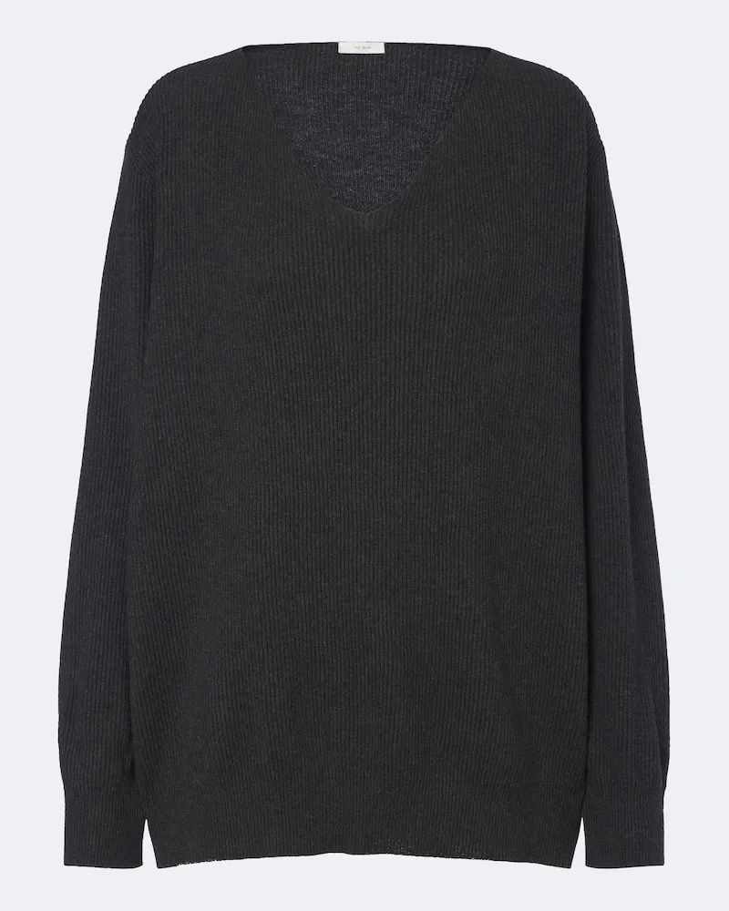 The Row Pullover Phef in cotone e cashmere Grigio