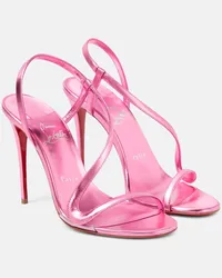 Christian Louboutin Sandali Rosalie 100 in pelle Rosa