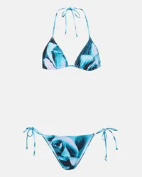 Jean Paul Gaultier Bikini Roses con stampa Multicolore