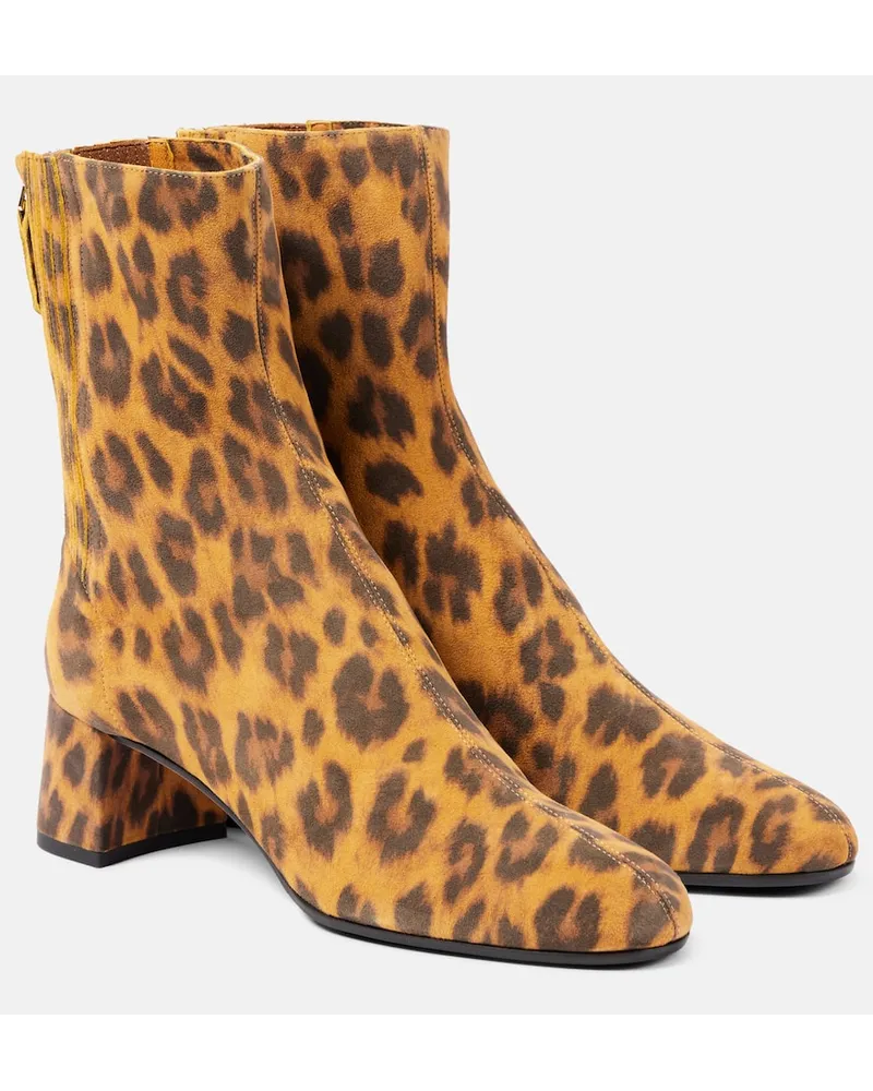 Aquazzura Stivaletti Saint HonorÃ© 50 in suede Marrone