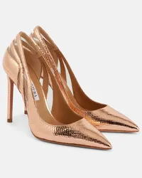 Aquazzura Pumps Talk To Me 105 in pelle Oro