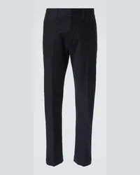 Tom Ford Pantaloni chino in misto cotone Blu