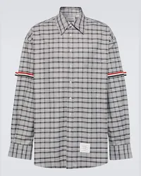 Thom Browne Camicia in cotone a quadri Multicolore