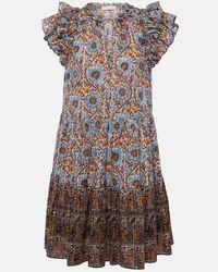 Ulla Johnson Miniabito Coletta in misto cotone Blu