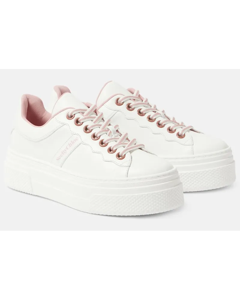 See by Chloé See By Chloé Sneakers Essie in pelle Bianco