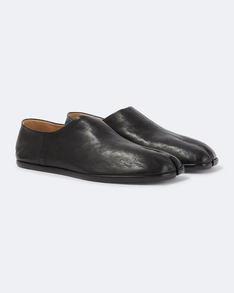 Maison Margiela Slip-on Tabi in pelle Nero