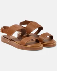 Max Mara Sandali Diana in pelle Marrone