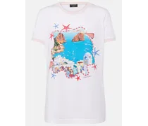 T-shirt Capri in jersey di cotone