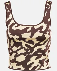 Nanushka Tank top Sabrina con intarsi Multicolore