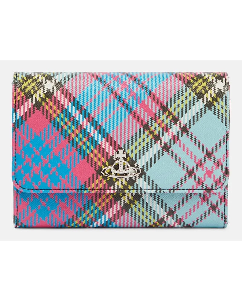 Vivienne Westwood Portafoglio Tartan in similpelle Multicolore