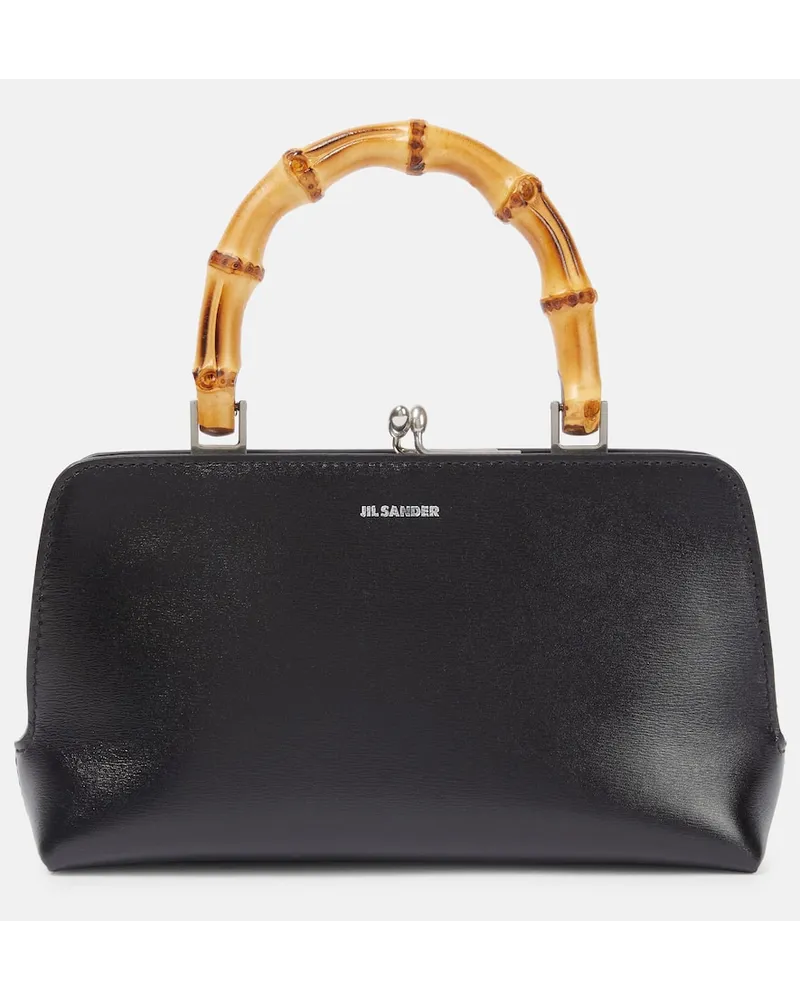 Jil Sander Borsa a tracolla Goji Mini in pelle Nero