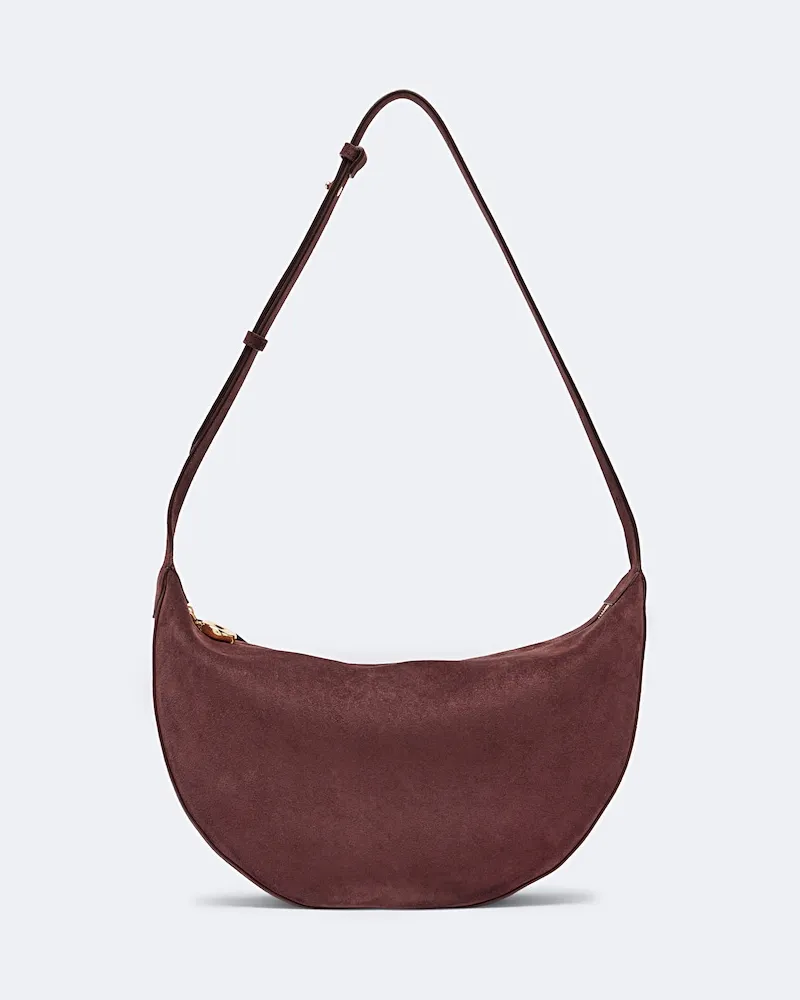 Joseph Borsa a spalla Bean Large in suede Marrone