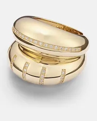 Lauren Rubinski Anello Apollonia in oro 14kt con diamanti Oro