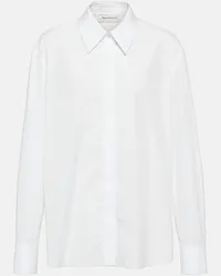 Alexander McQueen Camicia in cotone Bianco