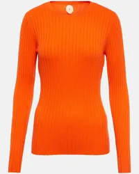 Jardin des Orangers Pullover in maglia di cashmere Arancione