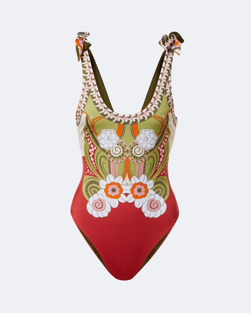La DoubleJ Costume intero con stampa Multicolore