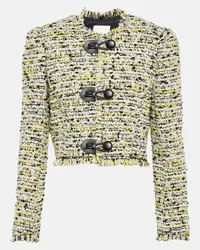 Isabel Marant Giacca cropped Gradilia in misto lana Bianco