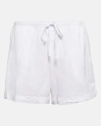 Velvet Shorts Tammy in lino Bianco