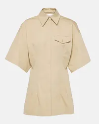 SPORTMAX Camicia Curve in cotone Beige